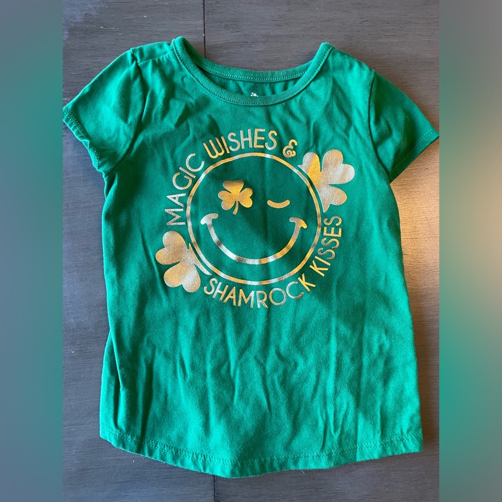 5/$25 Girls Size 3T St. Patrick’s Day Green Shamrock T-Shirt